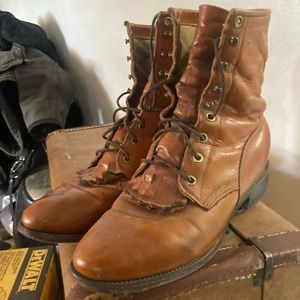 Vintage Justin Leather Boots